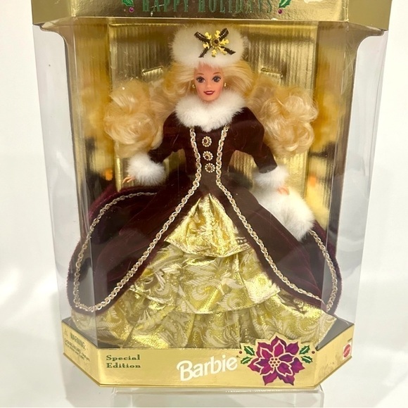 Barbie Vintage 1996 Happy Holidays RARE Barbie Doll by Mattel Collectors Dream - Picture 7 of 7